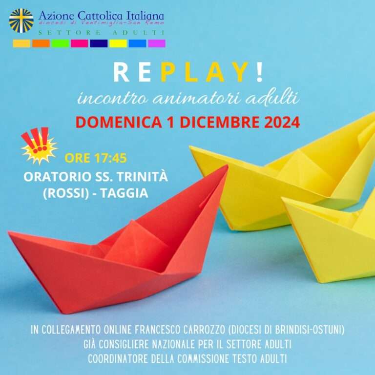 Replay incontro animatori Adulti